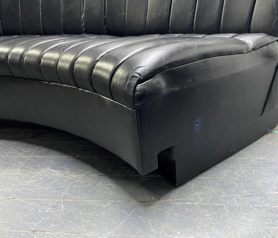 Leather Sectional Sofa, De Sede Style For Sale 4