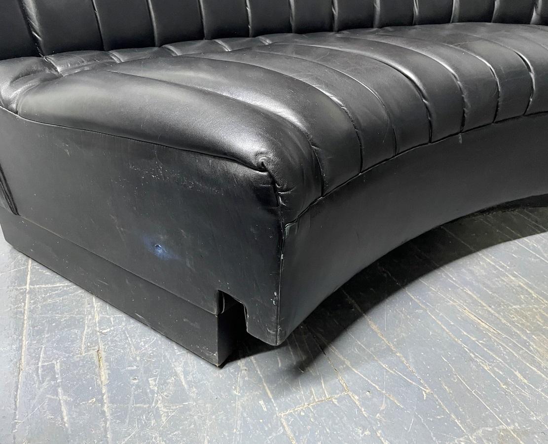 Leather Sectional Sofa, De Sede Style For Sale 5