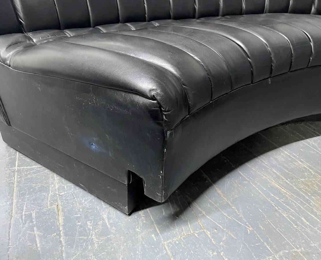 Canapé sectionnel en cuir, style De Sede en vente 4