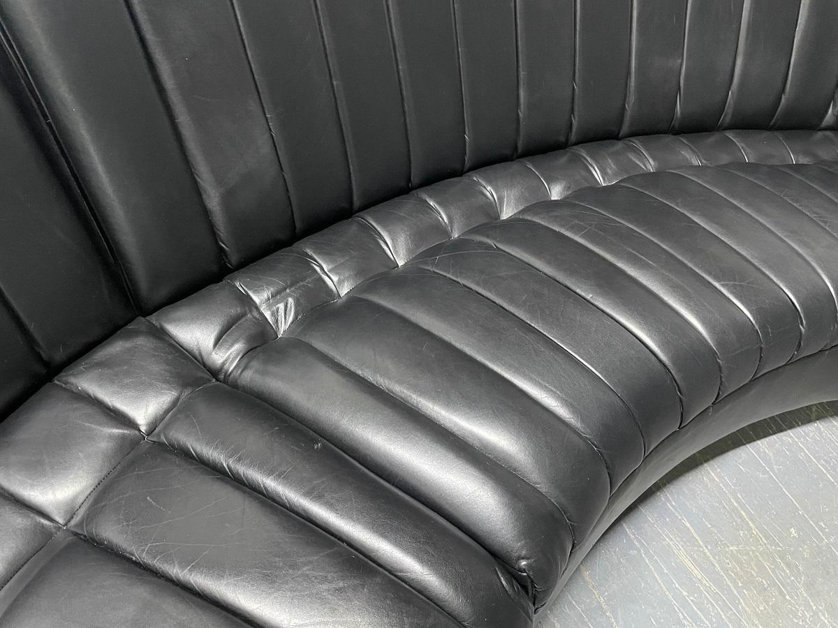 Cuir Canapé sectionnel en cuir, style De Sede en vente