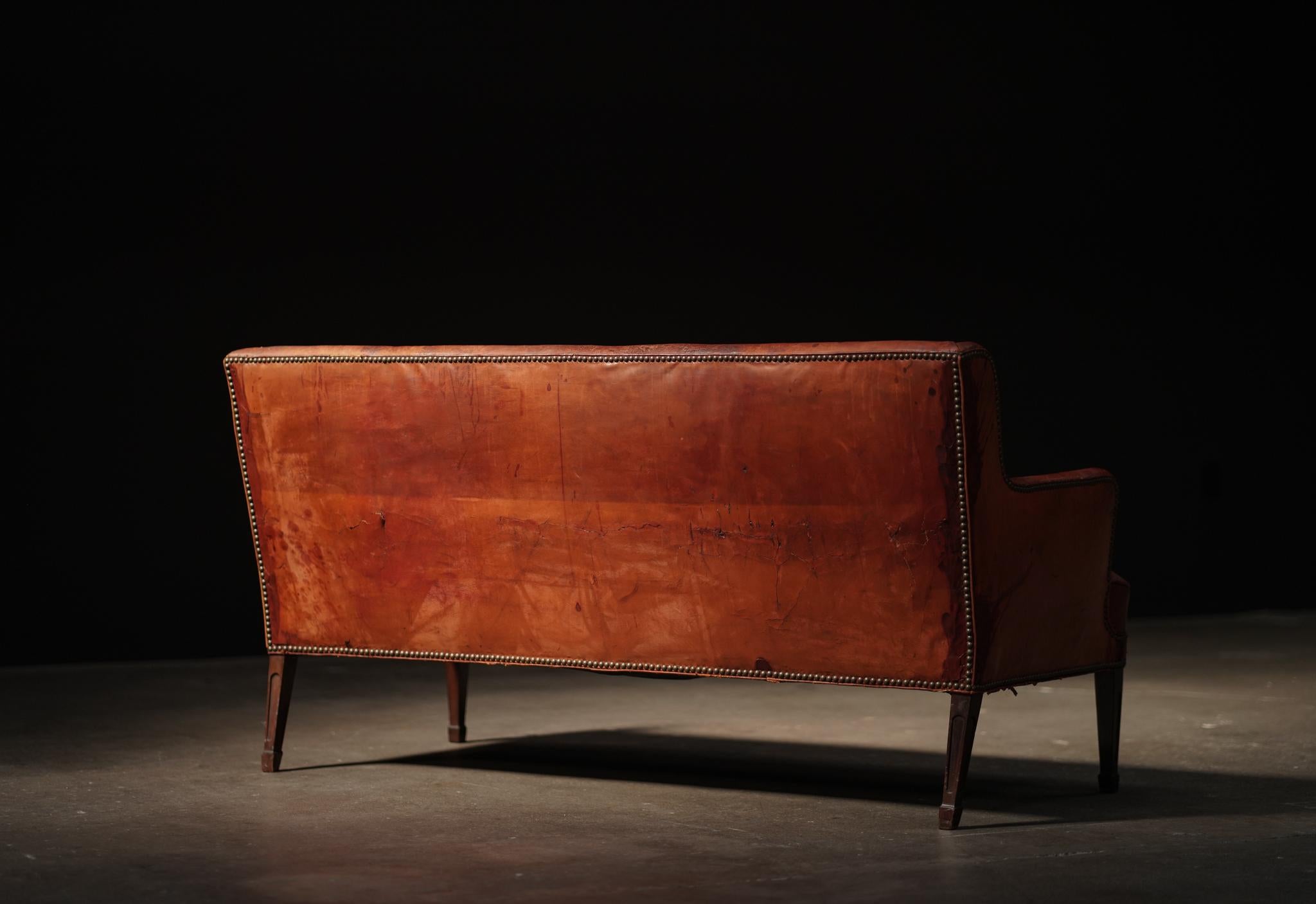 Danese Divano in pelle, Danimarca in vendita