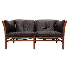 Ledersofa Modell 'Ilona' von Arne Norell, 1960