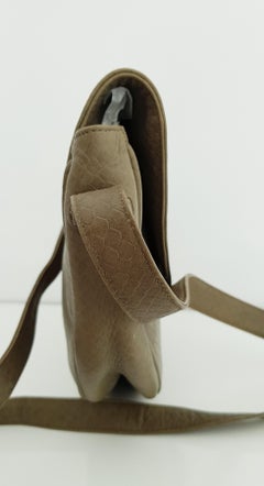 Leather Shoulder Bag Worked As Python by Gianni Versace