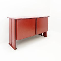 Aparador de piel de De Couro de Brasil - Años 80 - 2 disponibles