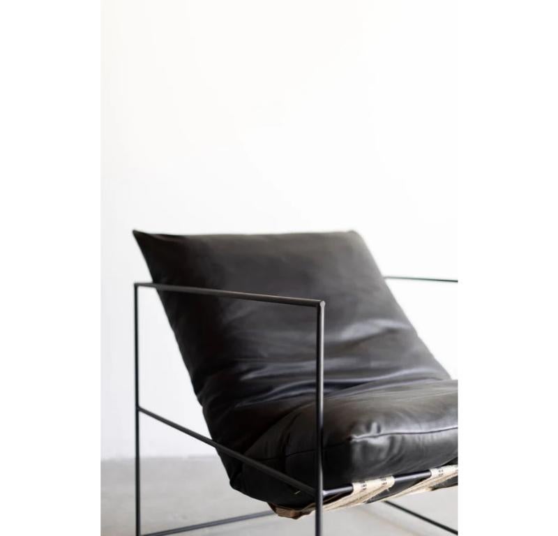 American Leather Sierra Chair (Blk) Narrow For Sale