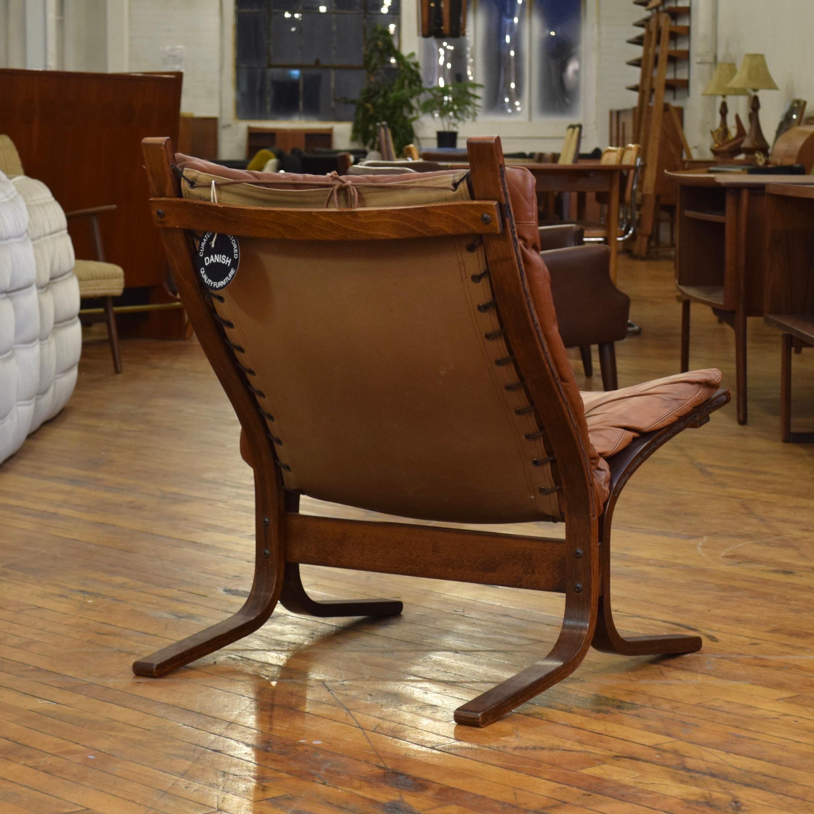 Silla de siesta de cuero de Igmar Relling en Bueno estado para la venta en Puslinch, ON