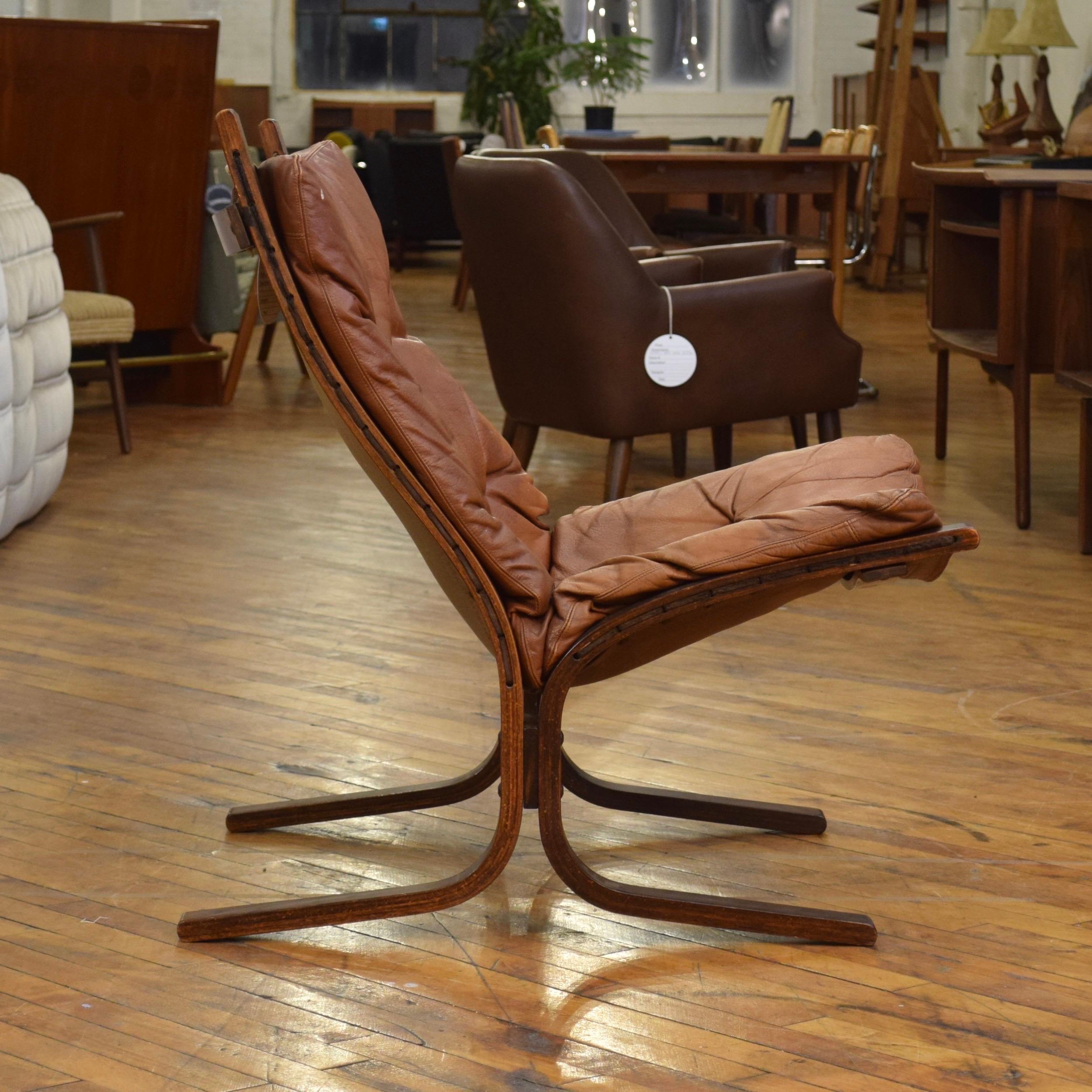 Silla de siesta de cuero de Igmar Relling Cuero en venta