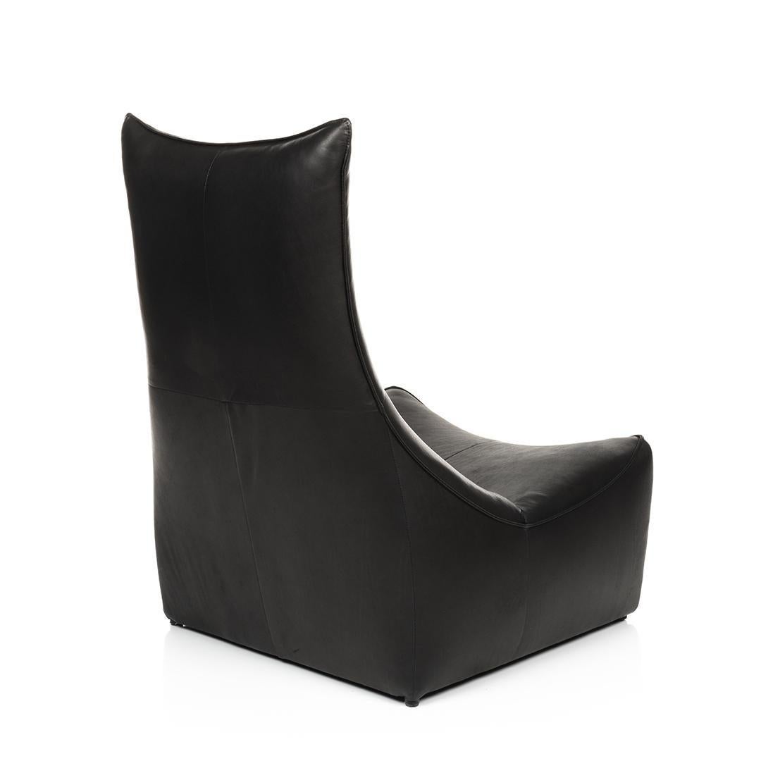 Modern Leather Sitting Set Rock Series Gerard Van Den Berg Montis For Sale