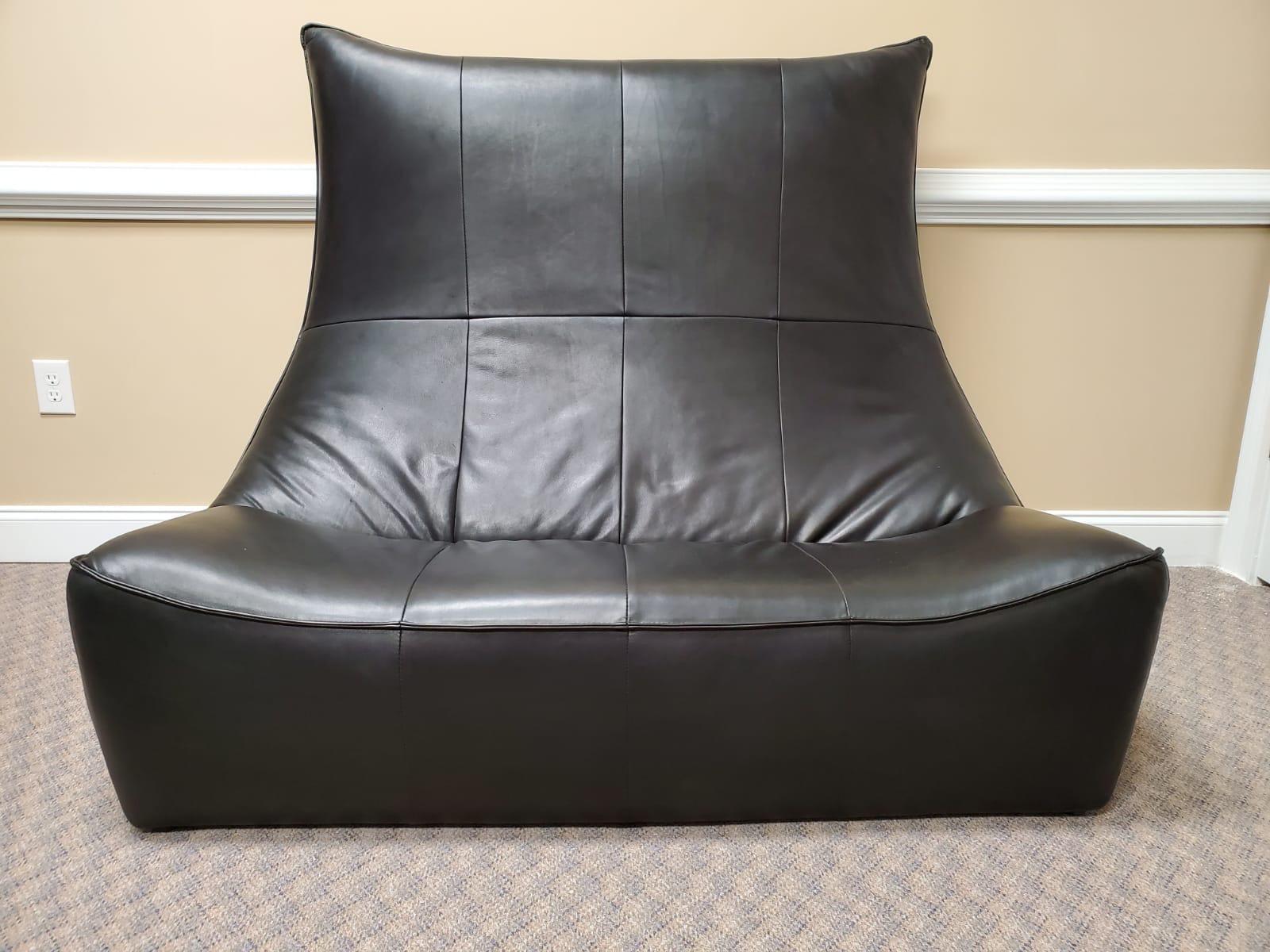 Leather Sitting Set Rock Series Gerard Van Den Berg Montis For Sale 1