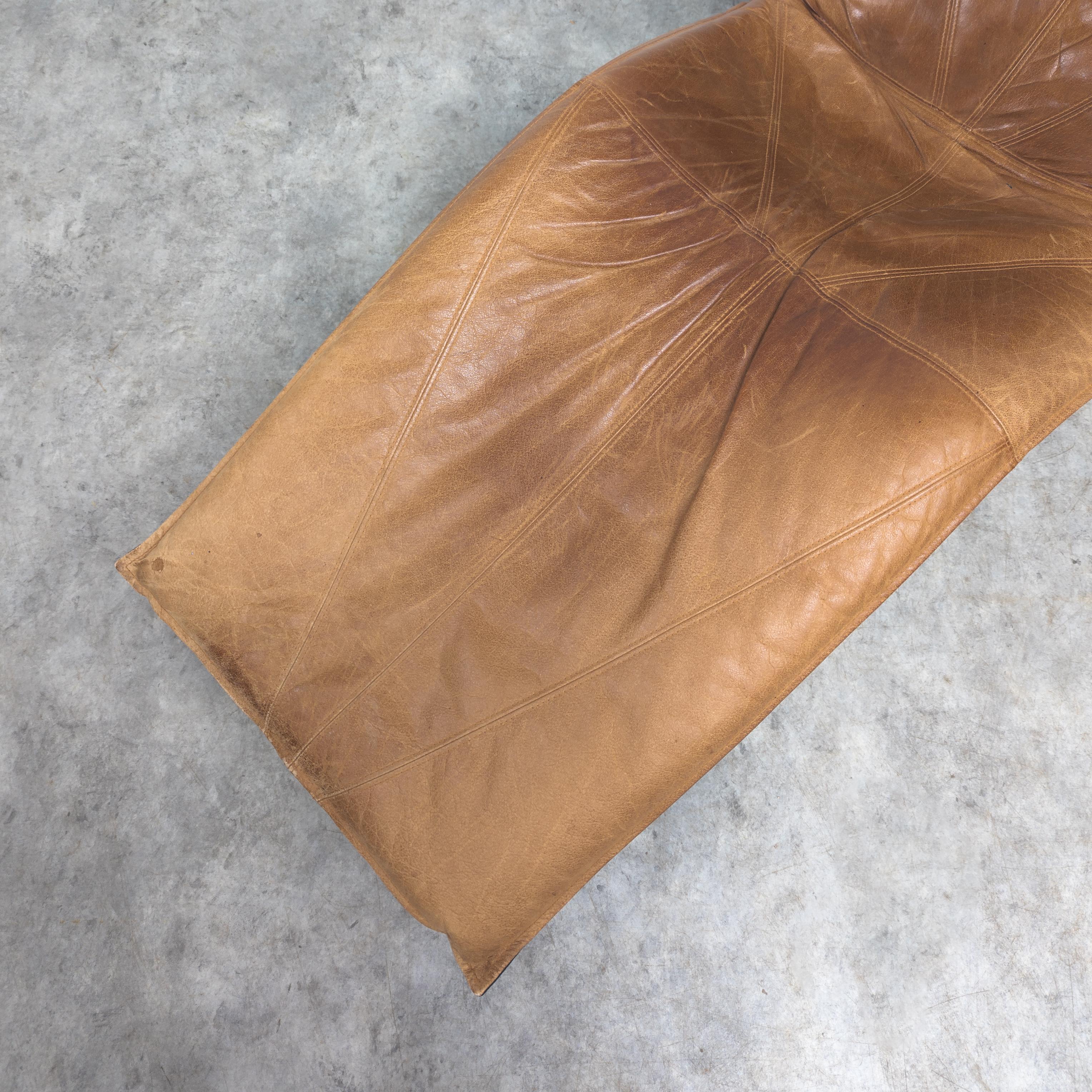 Late 20th Century Leather Skye lounge chair by Tord Björklund for Ikea, 1980s