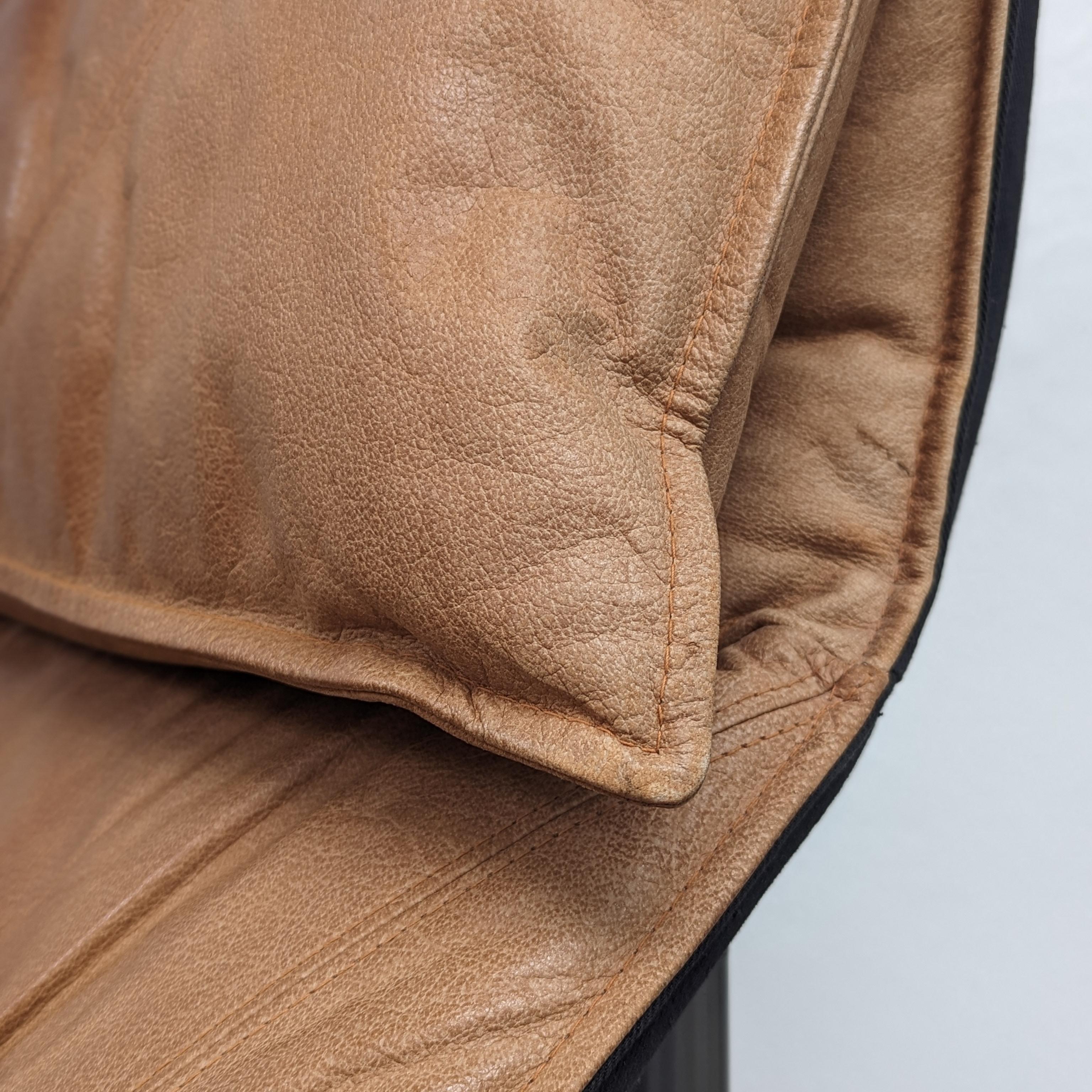 Leather Skye lounge chair by Tord Björklund for Ikea, 1980s 2