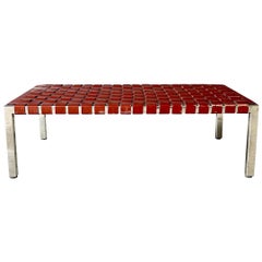 Leather Sling Coffee Table by Ralph Lauren