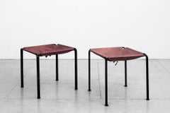 Leather Sling Stools