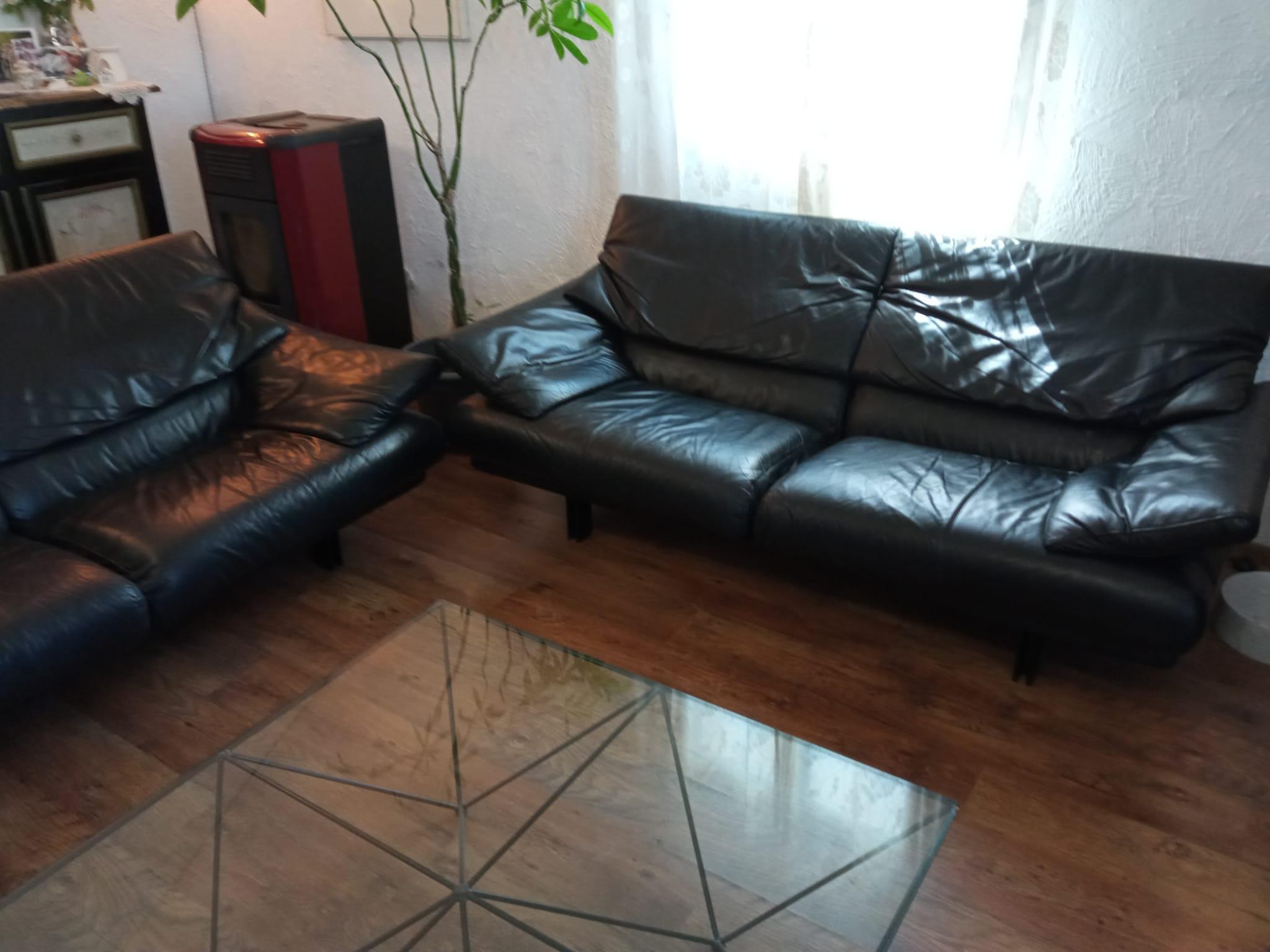 Leather Sofa 