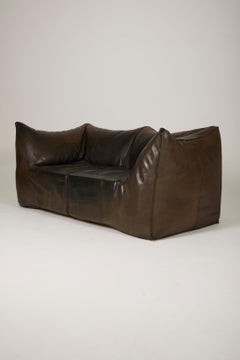 Leather Sofa "Bambole" by Mario Bellini