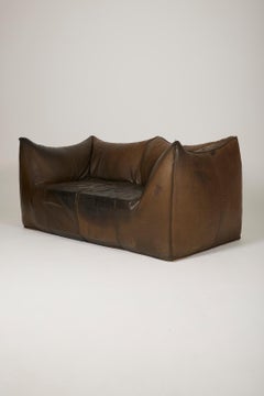 Leather Sofa "Bambole" by Mario Bellini