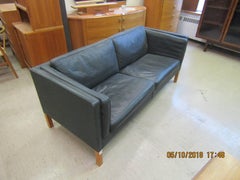 Leather Sofa by Børge Mogensen for Fredericia Stolefabrik Model 2335
