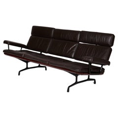 Leather sofa by Charles and Ray Eames