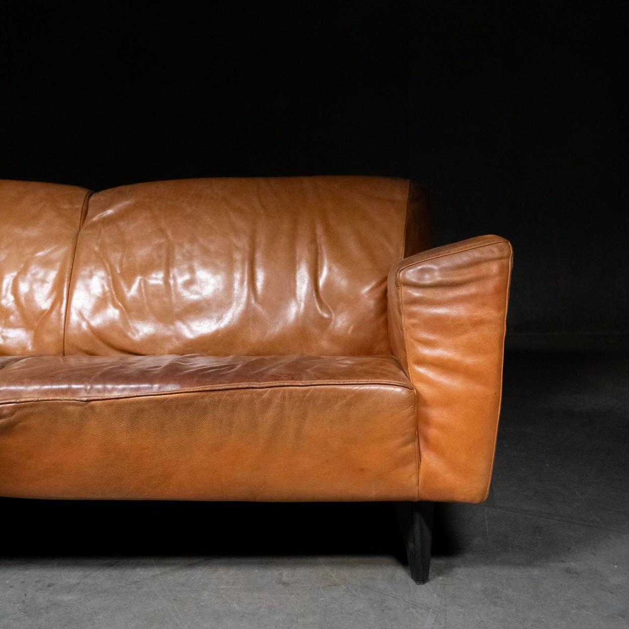 Leather sofa by Gerard van DEN Berg for Montis 1