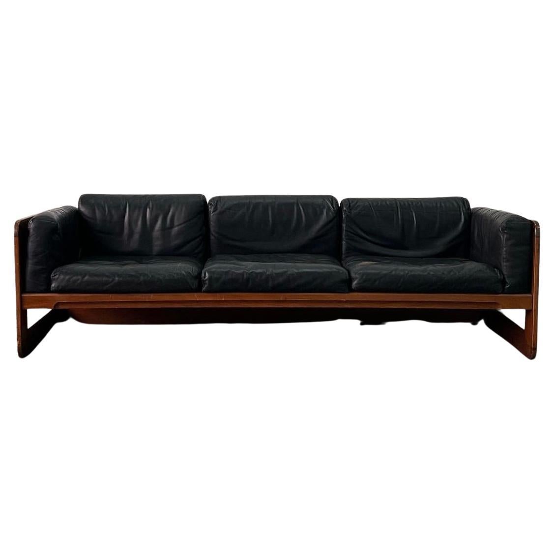 Leather Sofa by Giuseppe Raimondi by Stendig, 1970s