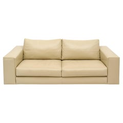 Used Leather Sofa by Minotti