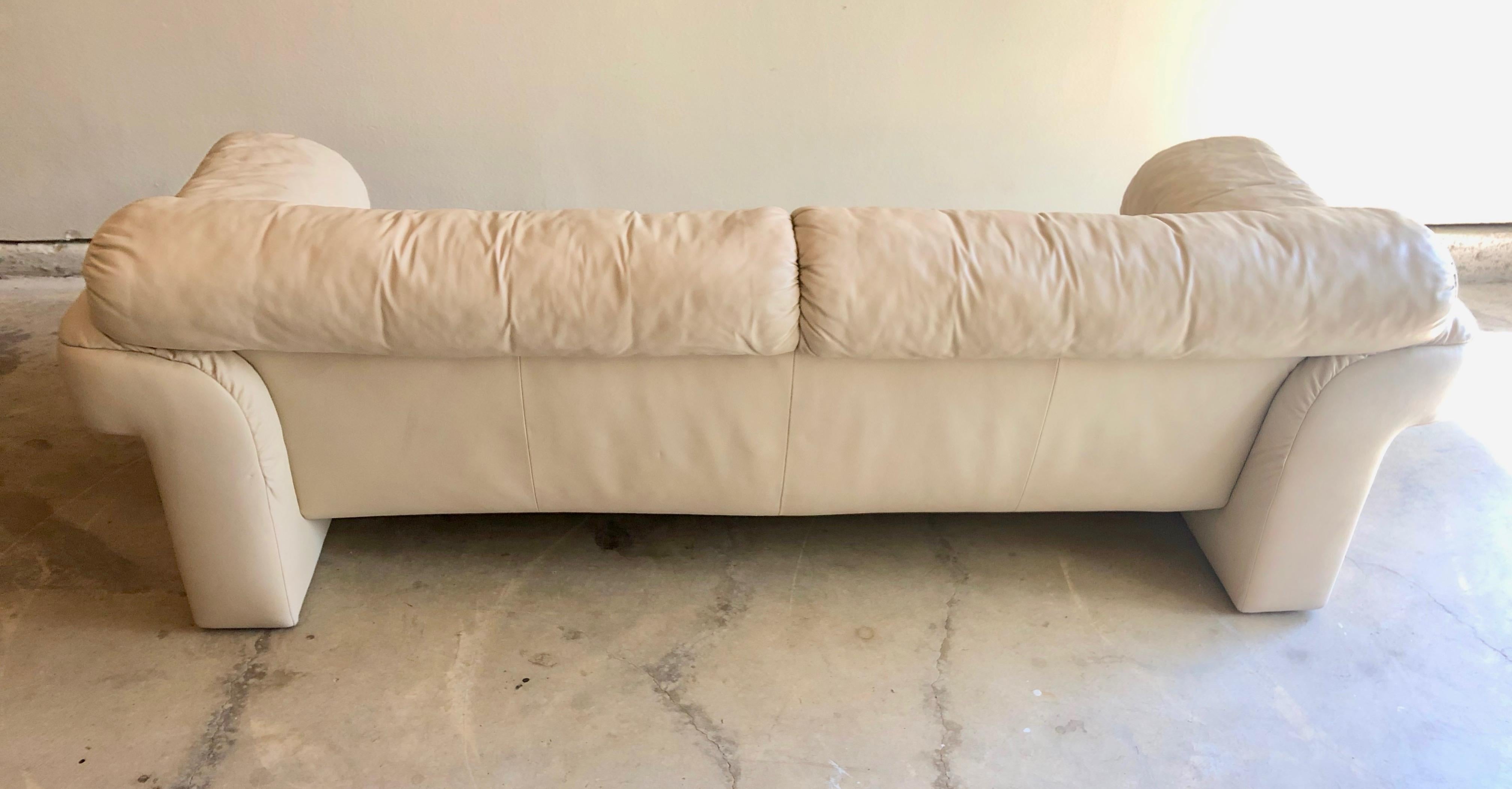 20th Century Leather Sofa by WK Möbel