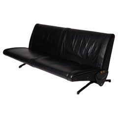  Leather sofa D70 by Osvaldo Borsani