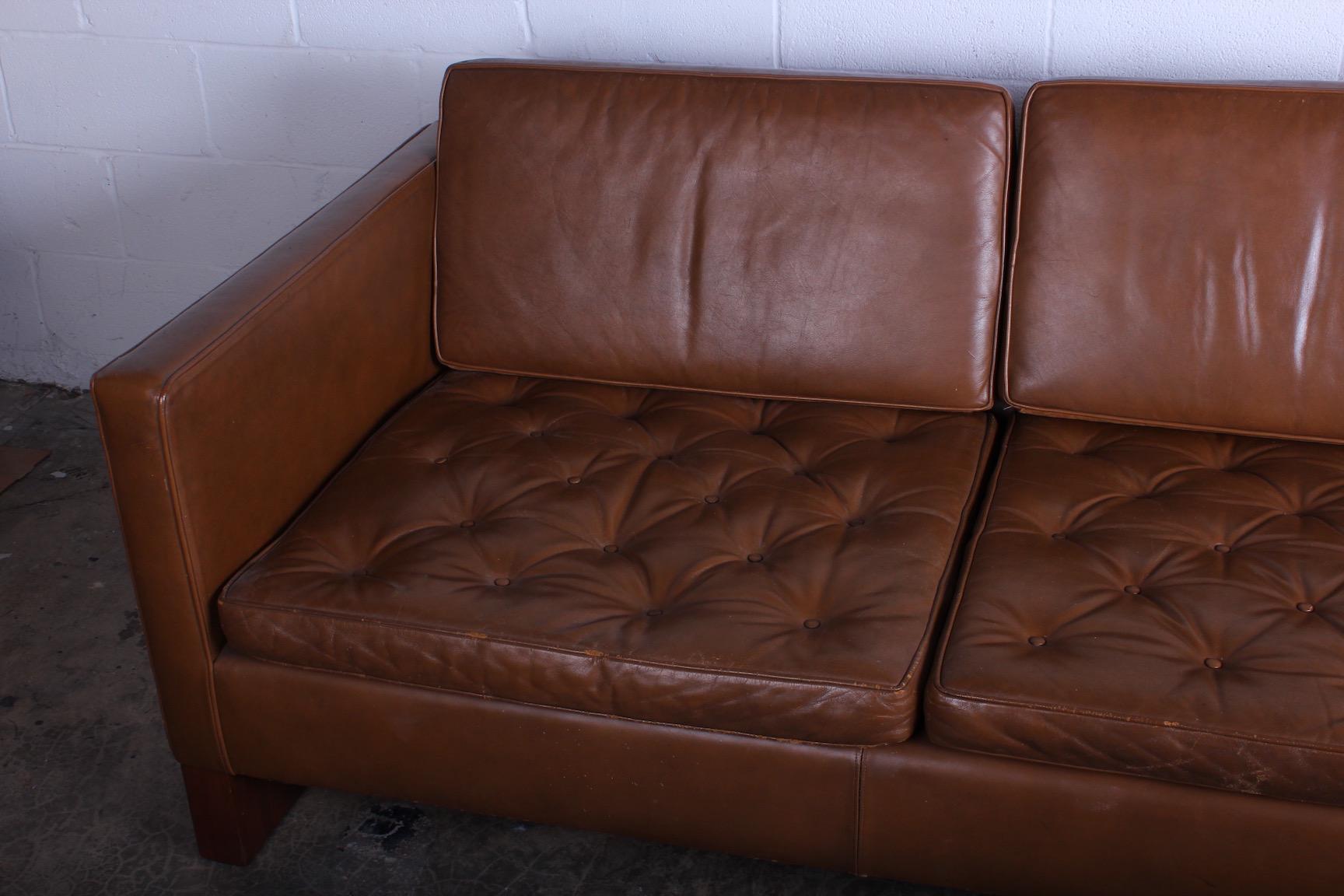 Leather Sofa Designed by Mies van der Rohe for Knoll For Sale at 1stDibs |  mies sofa, mies van der rohe leather sofa, mies van der rohe sofa