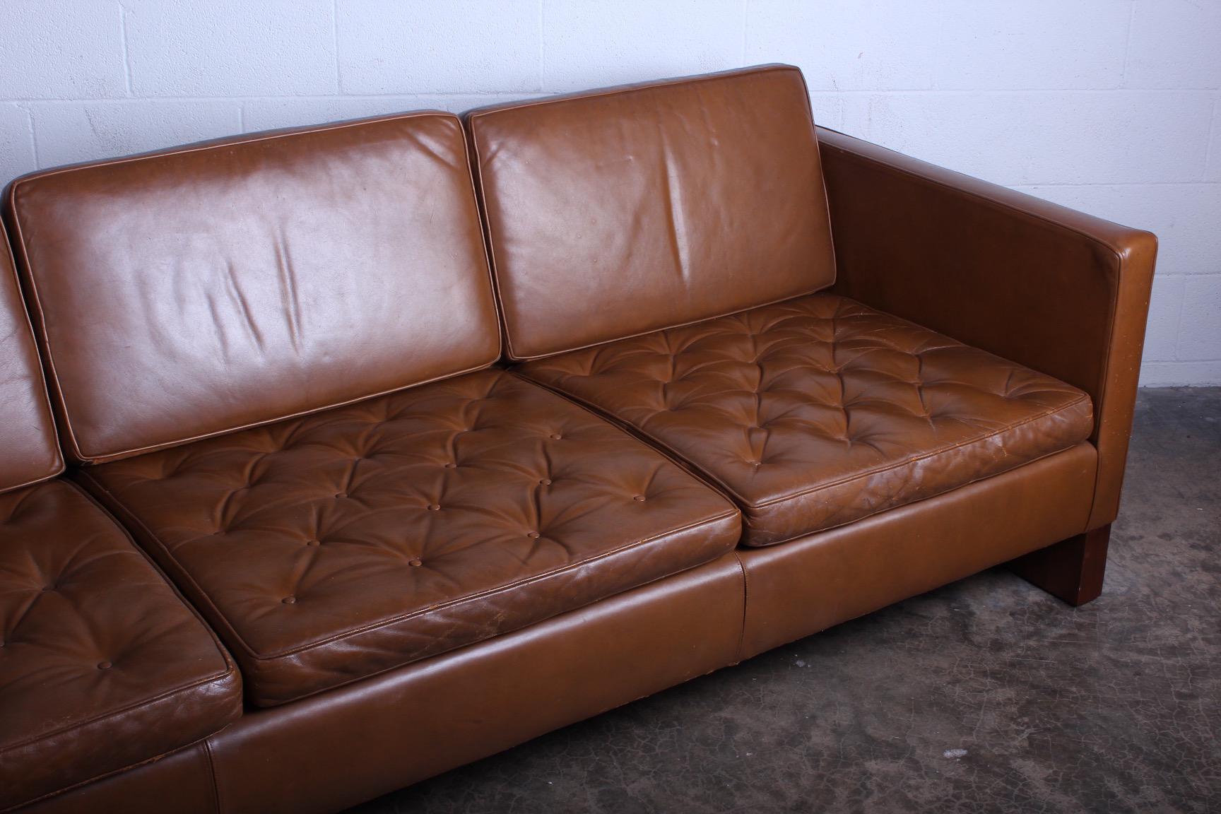 Leather Sofa Designed by Mies van der Rohe for Knoll 1