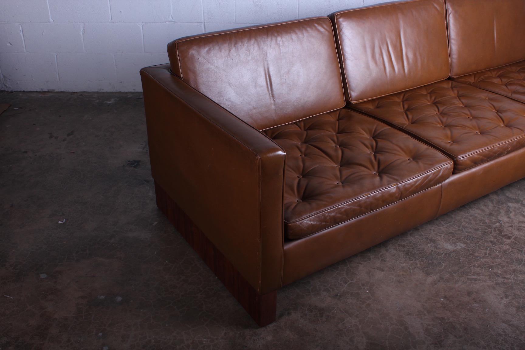 Leather Sofa Designed by Mies van der Rohe for Knoll 2