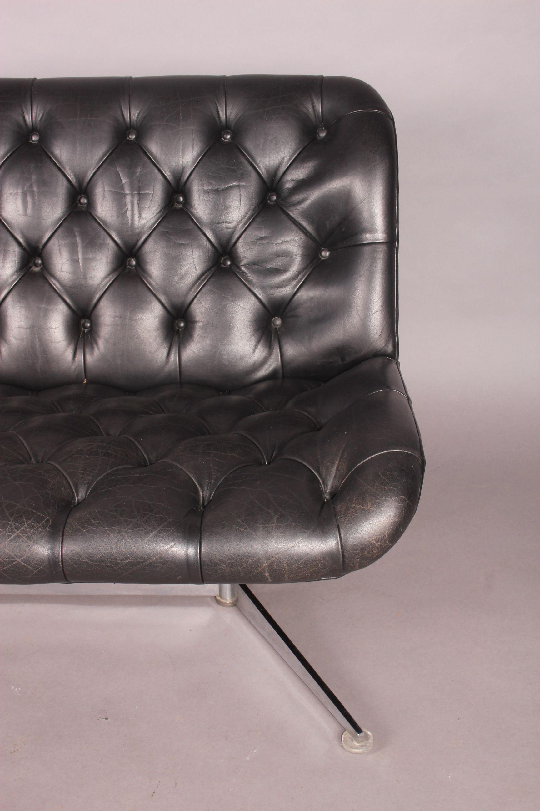 European Leather Sofa