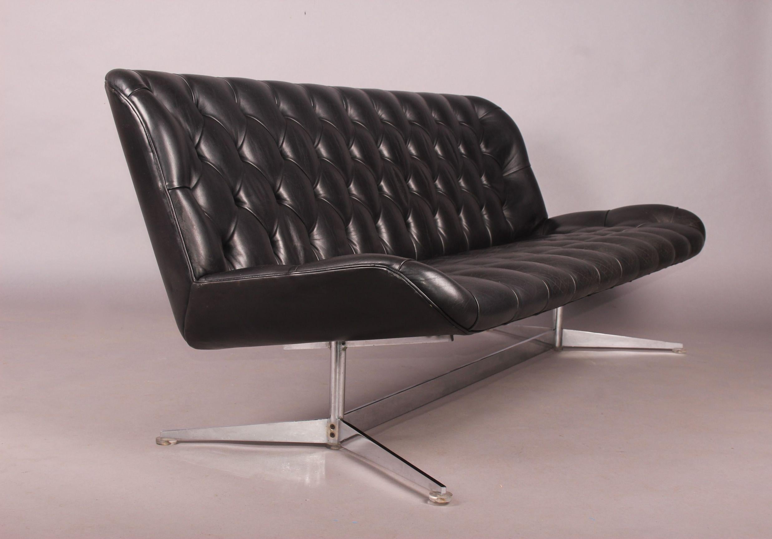 Metal Leather Sofa