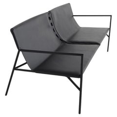 Leather sofa Casamania & Horm Tout Le Jour Sofa design Marc Thorpe