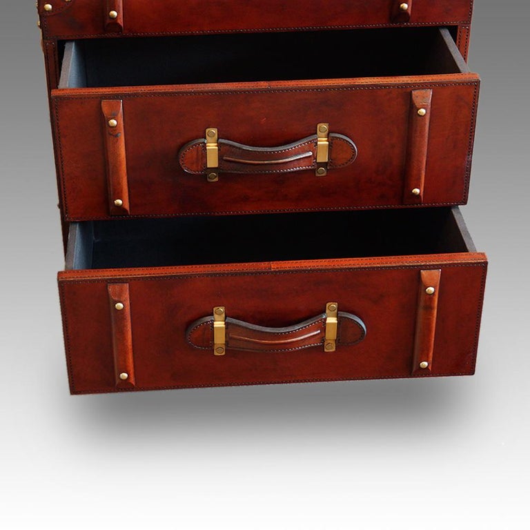 Leather 'Steamer Trunk' Bedside Chest at 1stDibs steamer trunk