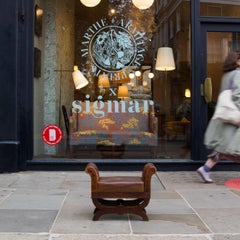 Tabouret Otto Schulz, suédois, années 1930
