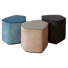 Leather Stools by Nestor Perkal