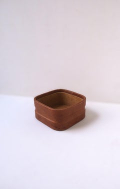 Leather Suede Jewelry Catchall