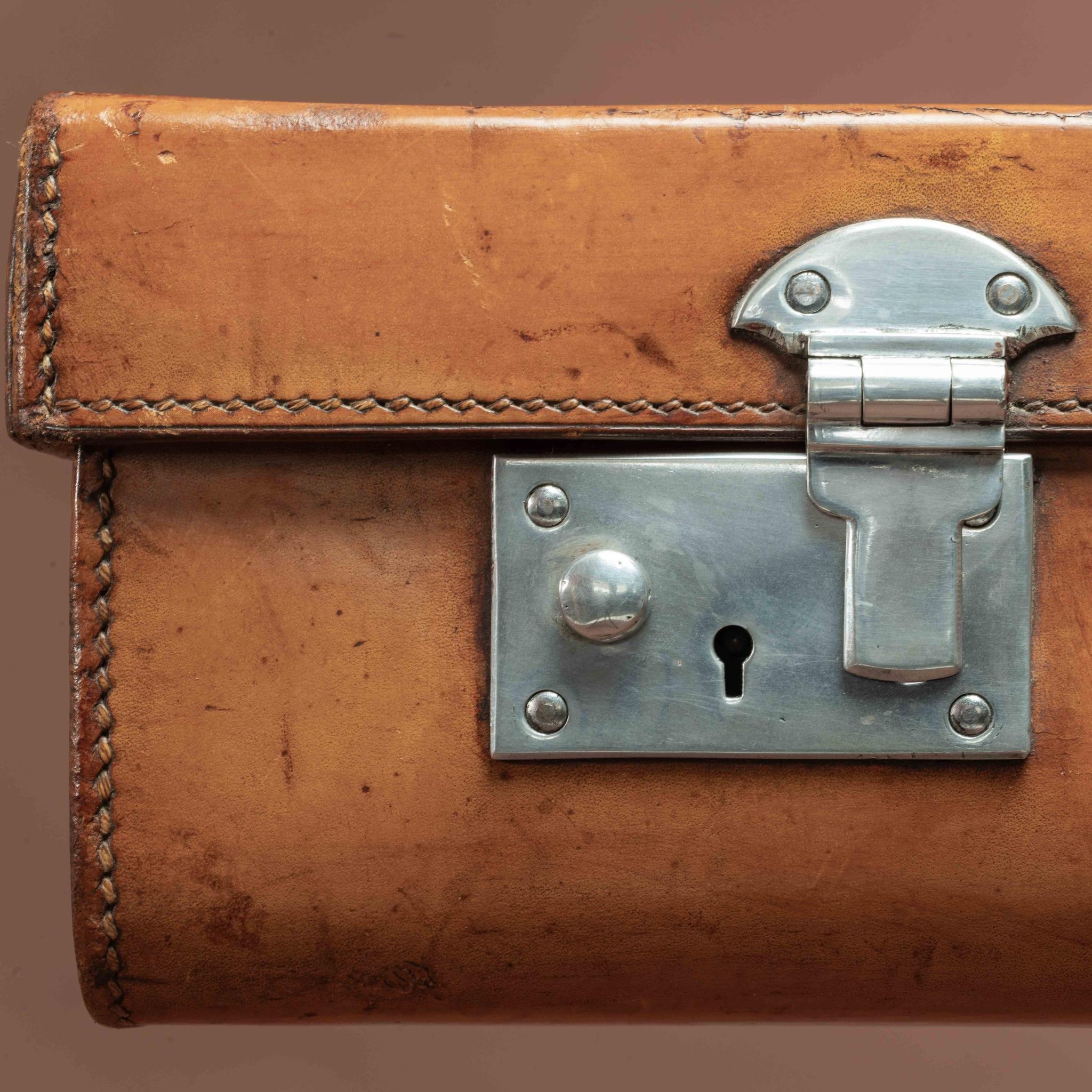 Leather Suitcase, Circa 1920 3