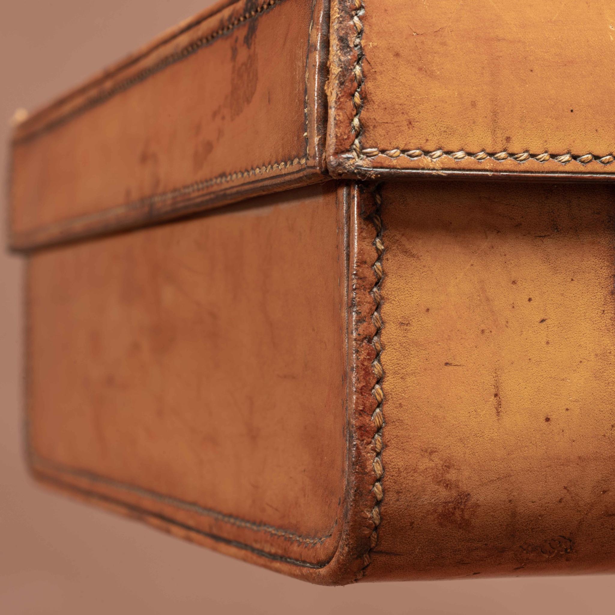 Leather Suitcase, Circa 1920 4