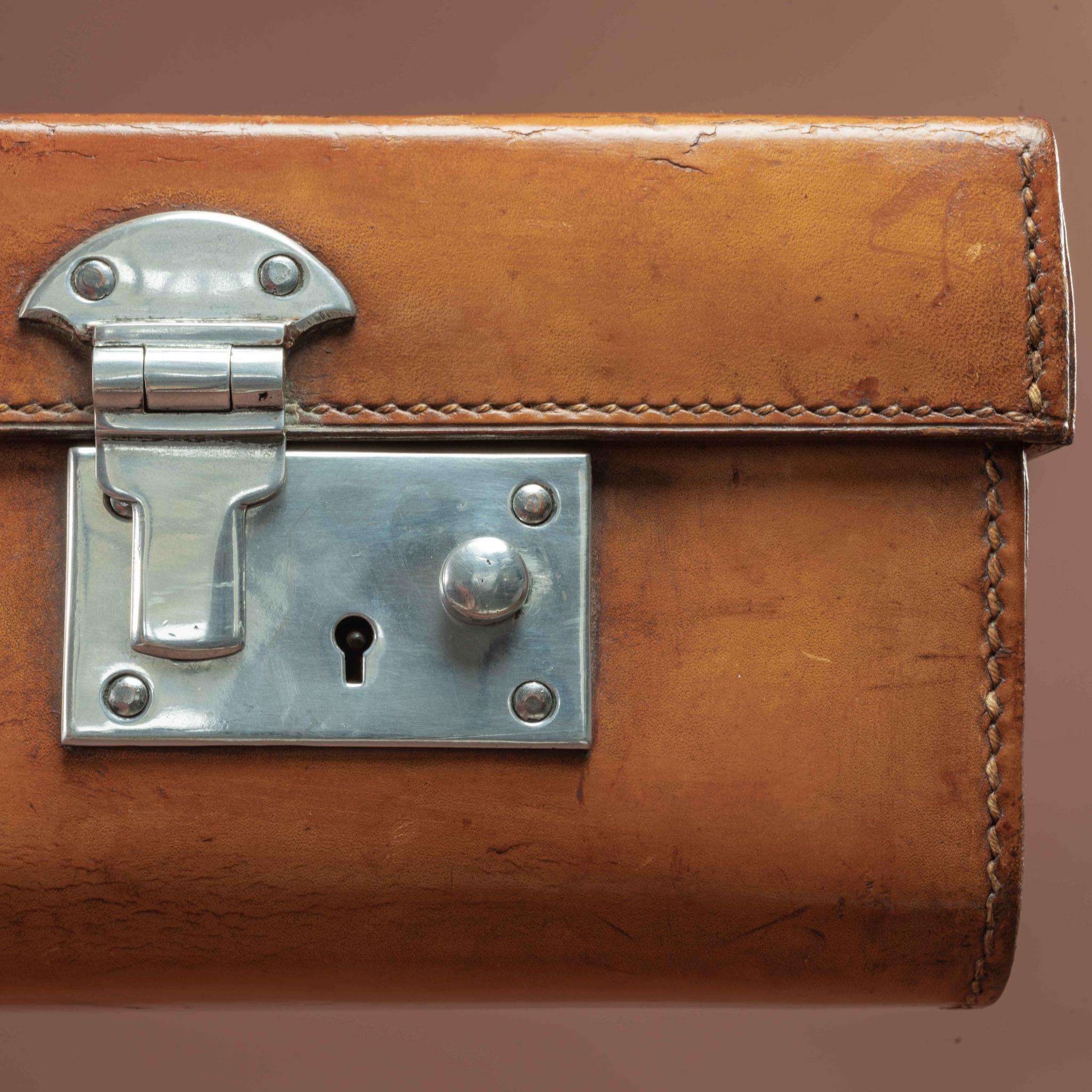 Leather Suitcase, Circa 1920 5
