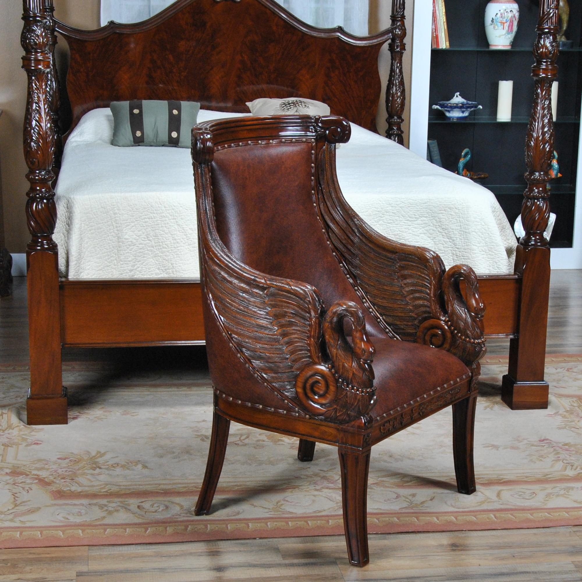 swan arm rocking chair for sale