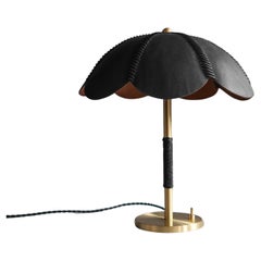 Leather Table Lamp, Black, Capa, Saddle Lamp Collection