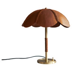 Leather Table Lamp, Camel, Capa, Saddle Lamp Collection