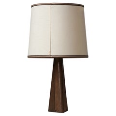 Leather Table Lamp, Lisa Johansson-Pape, Orno Oy, 1950s