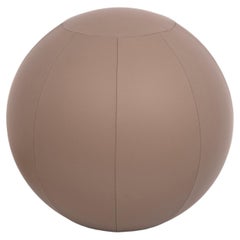 Fitball in pelle color taupe