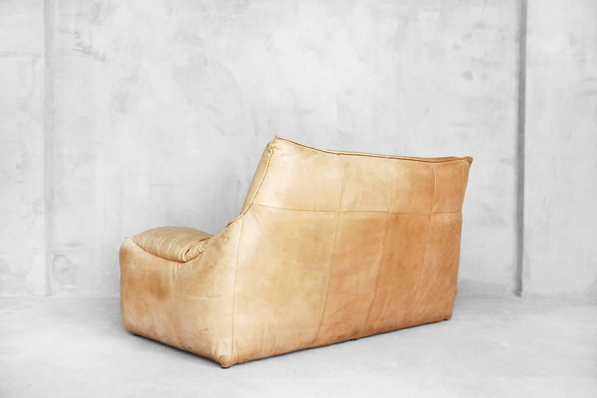Leather the Rock Sofa by Gerard Van Den Berg for Montis, 1970s 3