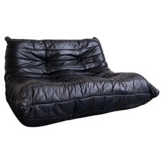 Sofá de 2 plazas Togo de piel de Michel Ducaroy para Ligne Roset