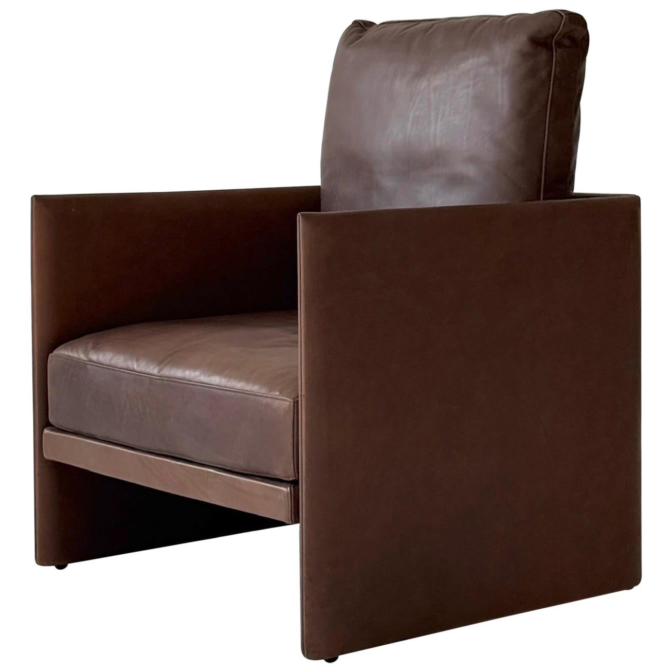 Sedia Toot in pelle di Piero Lissoni per Cassina