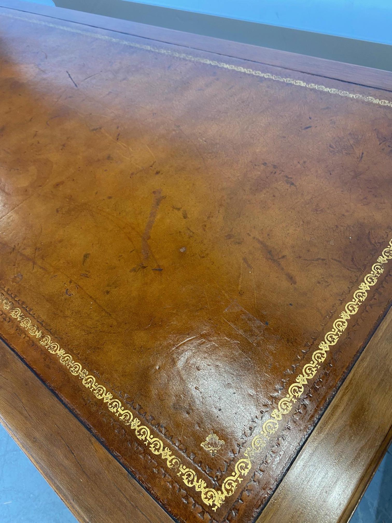 Leather Top Desk by Baker 1