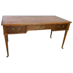 Leather Top Desk by Baker